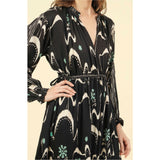 misha midi dress in samira jili boutique omika