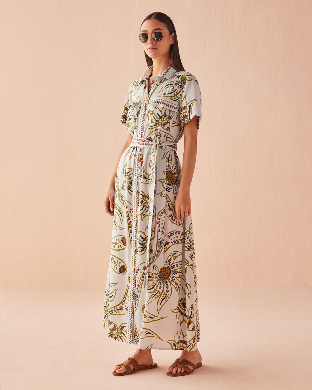 Amira Midi Omika Jilli Boutique Dress Pia Caftan Atlanta