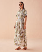 Amira Midi Omika Jilli Boutique Dress Pia Caftan Atlanta