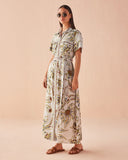 Amira Midi Omika Jilli Boutique Dress Pia Caftan Atlanta