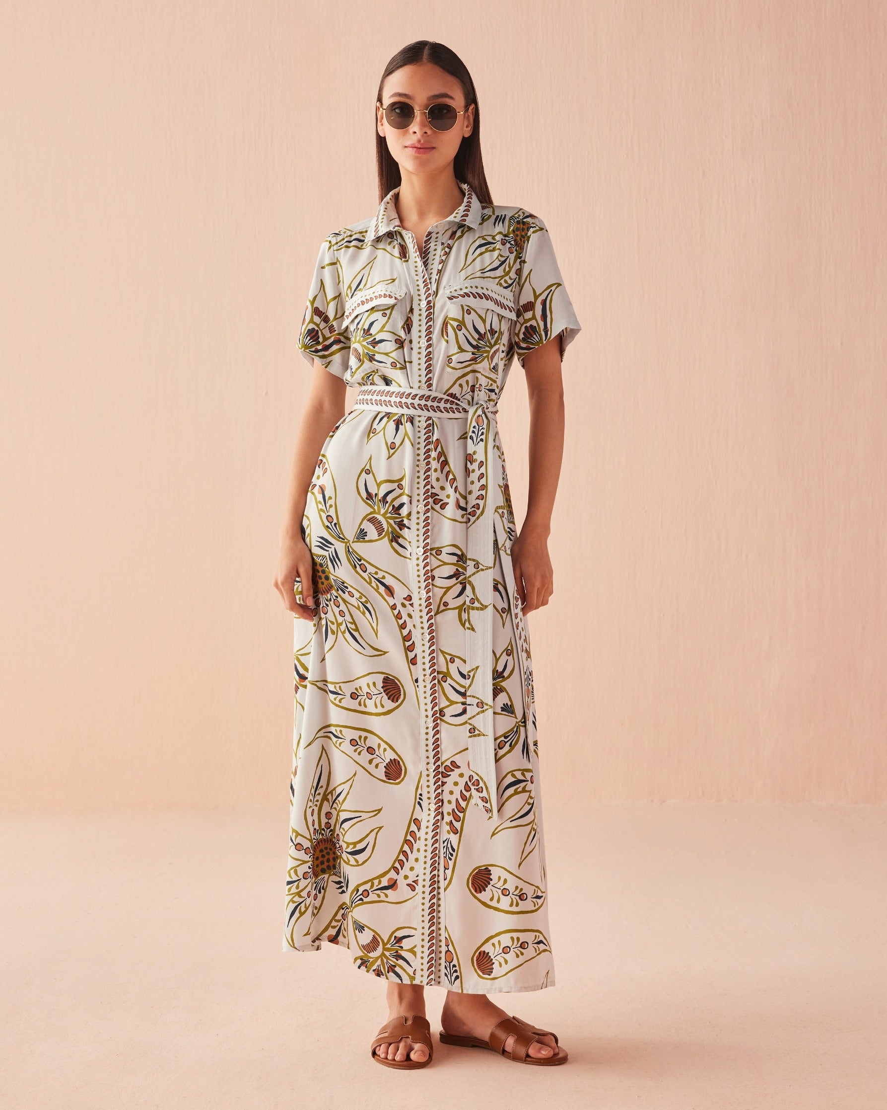 Amira Midi Omika Jilli Boutique Dress Pia Caftan