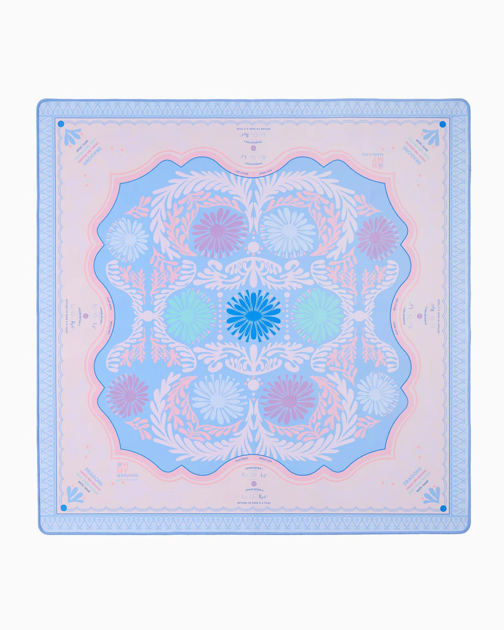 Peri-twinkle Mat Oh My Mahjong Jilli Boutique 
OMM317