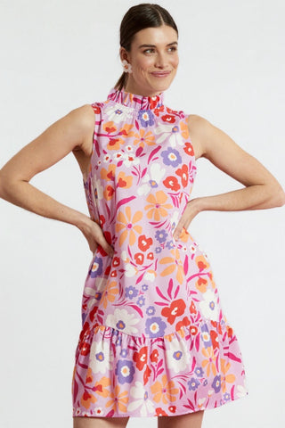 Tyler Boe Poppy Confetti Floral Dress Multi