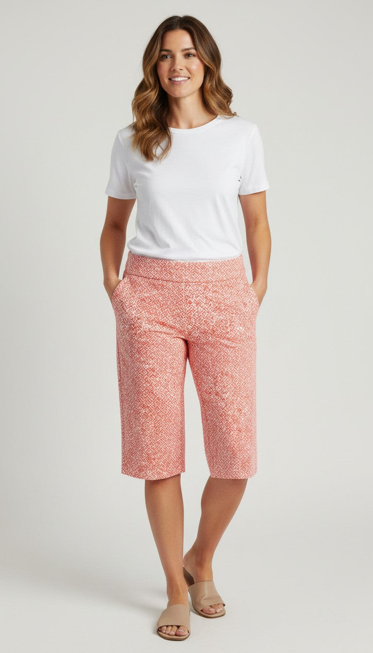 Renuar Bermuda Shorts Corally Combo