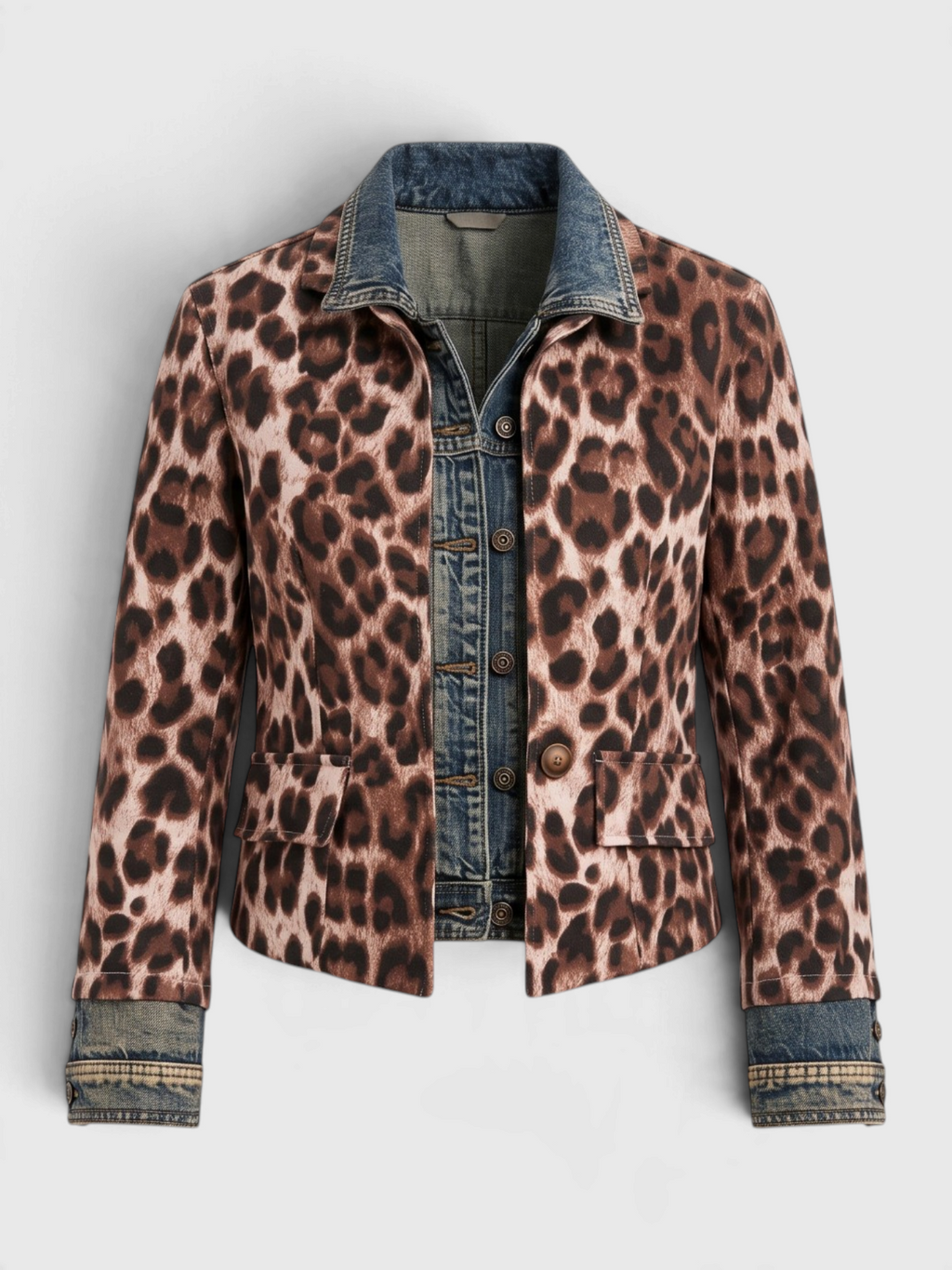 Clarissa Blazer in Vintage Leopard
