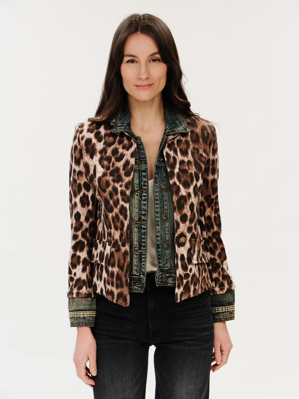Clarissa Blazer in Vintage Leopard