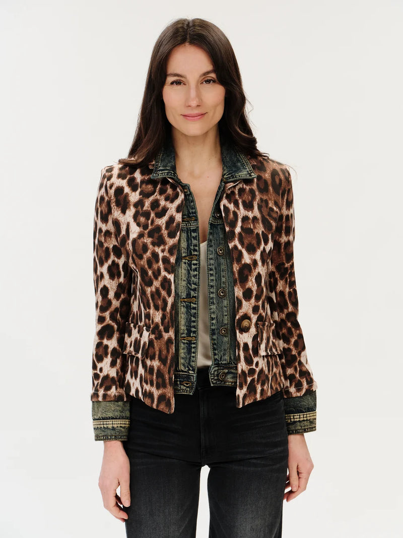 Clarissa Blazer in Vintage Leopard
