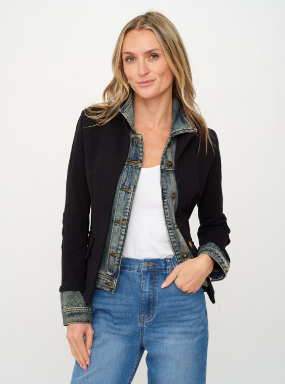 Clarissa Blazer in Black Six Fifty Jilli Boutique Jacket
