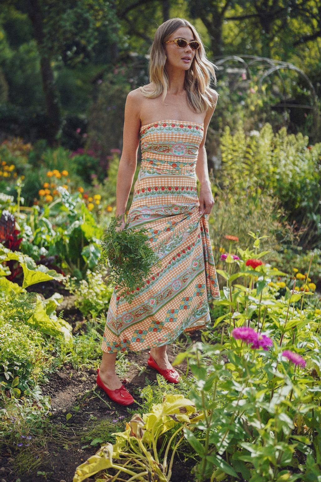 Gloria Dress - Garden Gingham