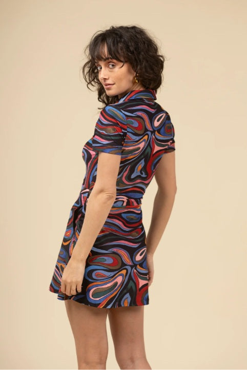 The Merritt Dress Vinyl Baby Jilli Boutique Smith and Quinn Sandy Springs