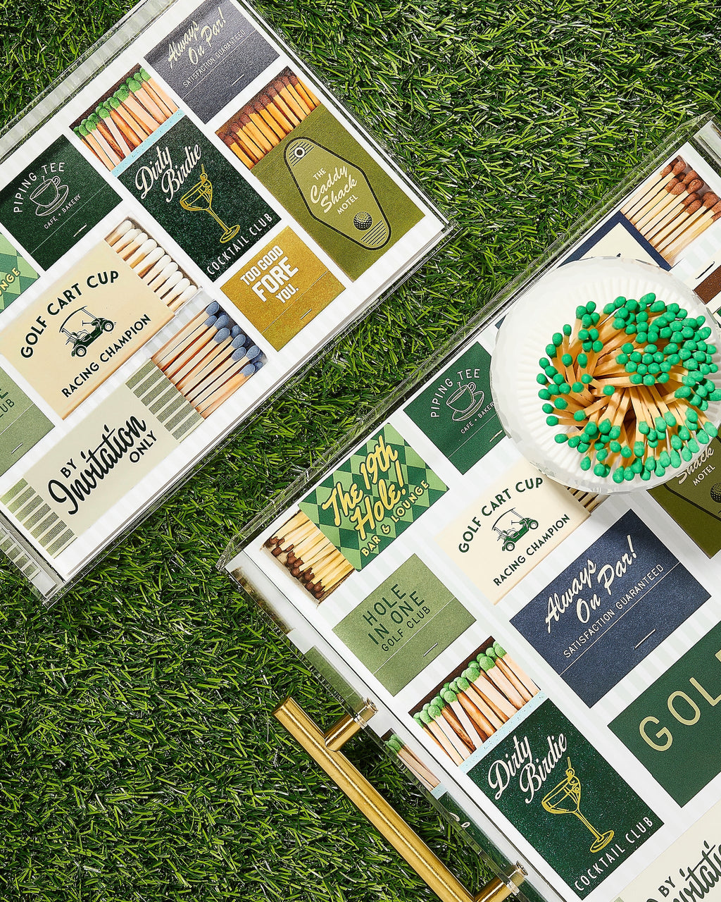 Golf Matchbook Small Tray tart by taylor jilli boutique atlanta