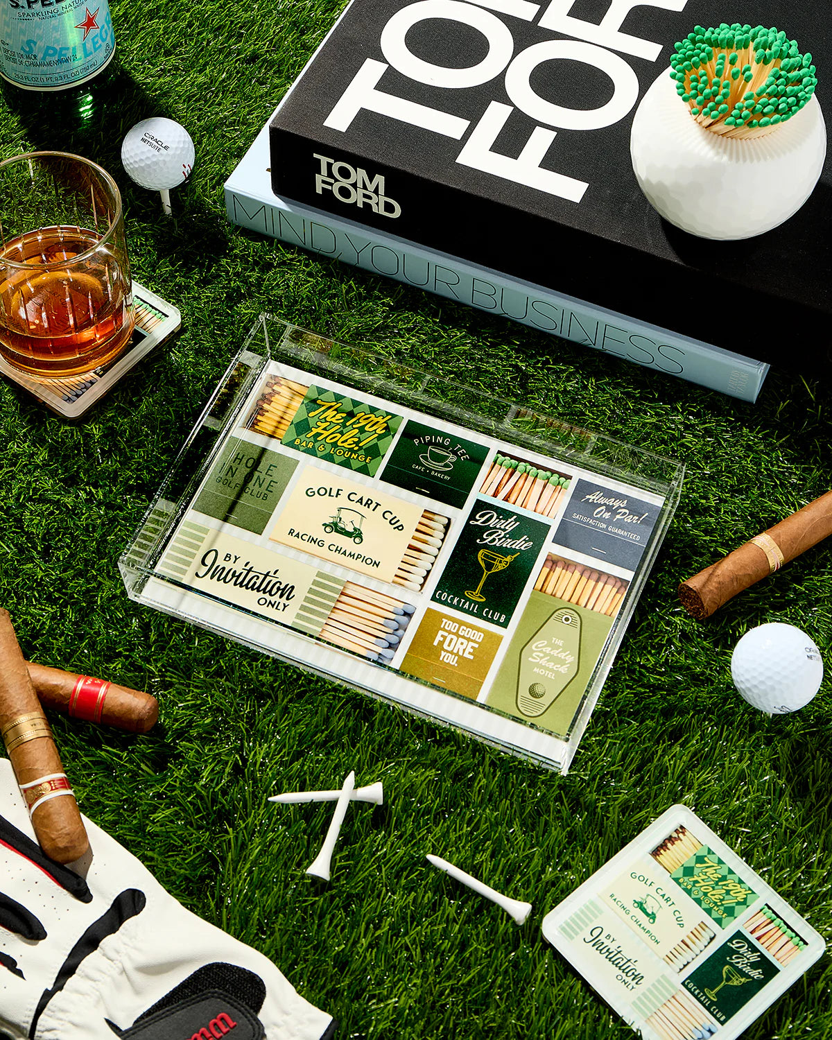 Golf Matchbook Small Tray tart by taylor jilli 