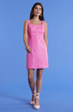 Pamela Vegan Leather Dress Tyler Boe in Cheeky Pink Jilli Boutique