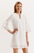 Christa Eyelet Tunic by Tyler Boe