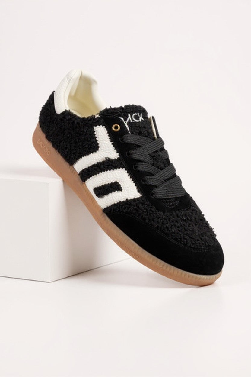 Back 70 TEDDY in BLACK WHITE Sneakers