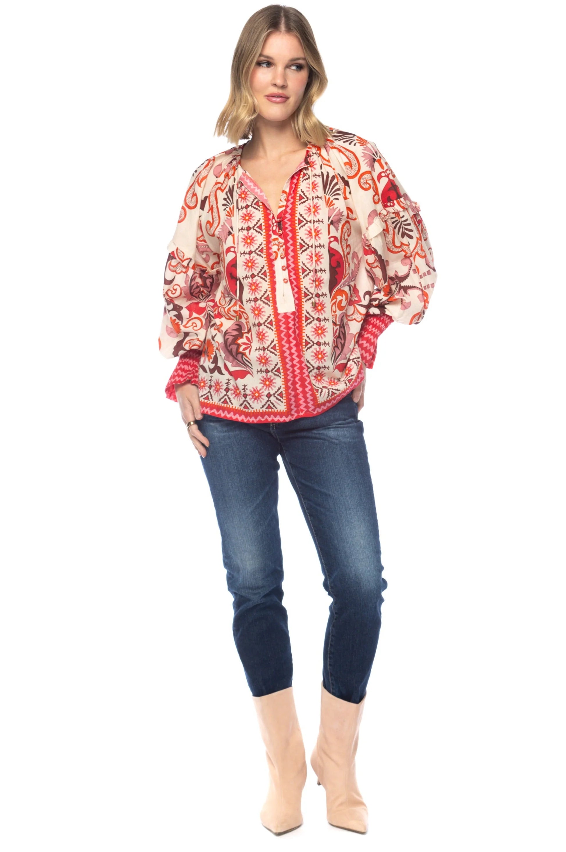 Masami Teaberry Top Tolani Jilli Boutique