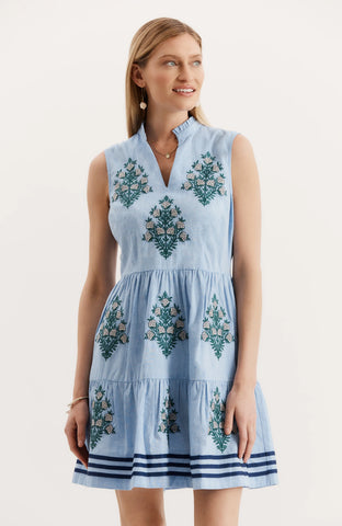tyler boe Amelia Chambray Dress jilli boutique SKU: 70200CC atlanta