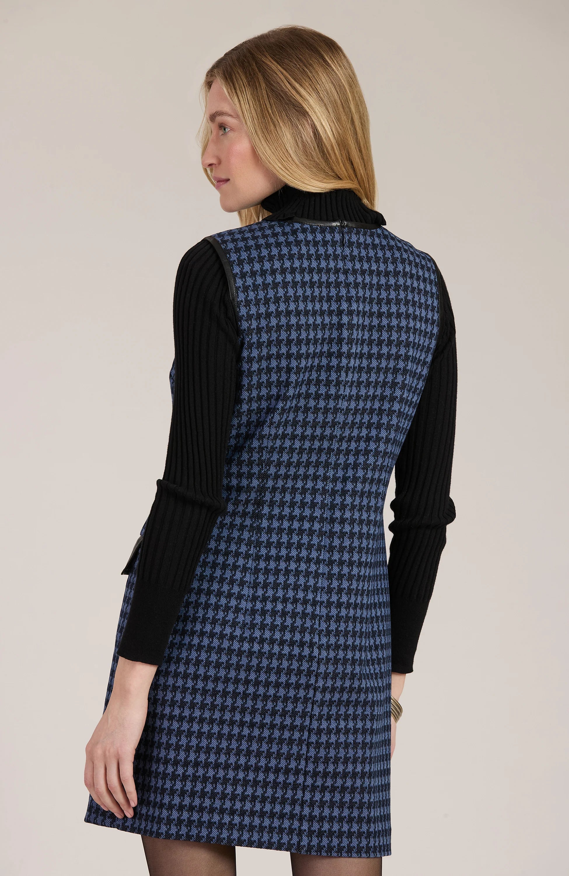 Kirtly Houndstooth Knit Jumper jilli boutique tyler boe