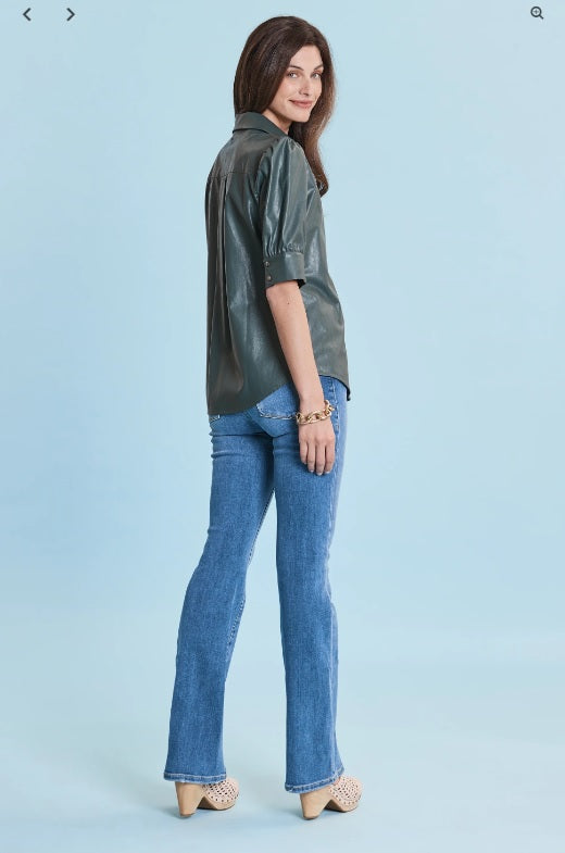 tyler boe alice pleather top