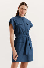 Wendy Denim Shirtdress by Tyler Boe Jilli