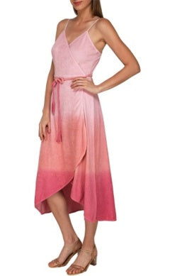 Terry Dip Dye Wrap Dress by Florabella Jilli Boutique