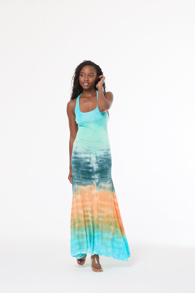 Wander Dress Young Fabulous and Broke YFB Jelly Mint Watercolor