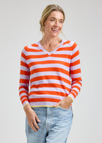 Zacket & Plover Lilac Striped Sweater Jilli Boutique