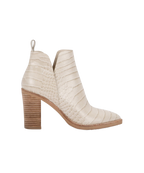 Dolce Vita Croco White leather bootie