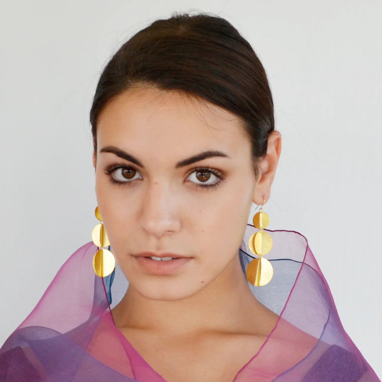 18k gold plated earrings jilli