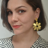 Betty Carré gold daisy earrings jilli boutique