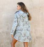 anorak blue camo water resistant jacket