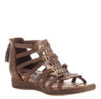 OTBT Bonitas Gladiator In Copper Flat Sandal