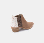 LEATHER BOOTS ANKLE DOLCE VITA ANIMAL PRINT