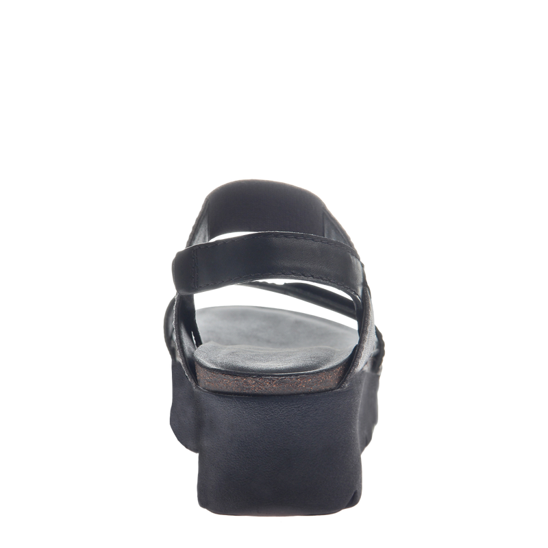 OTBT - NOVA in BLACK Wedge Sandals