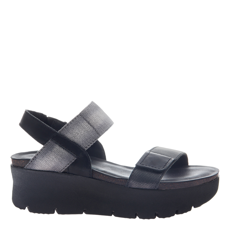 OTBT - NOVA in BLACK Wedge Sandals