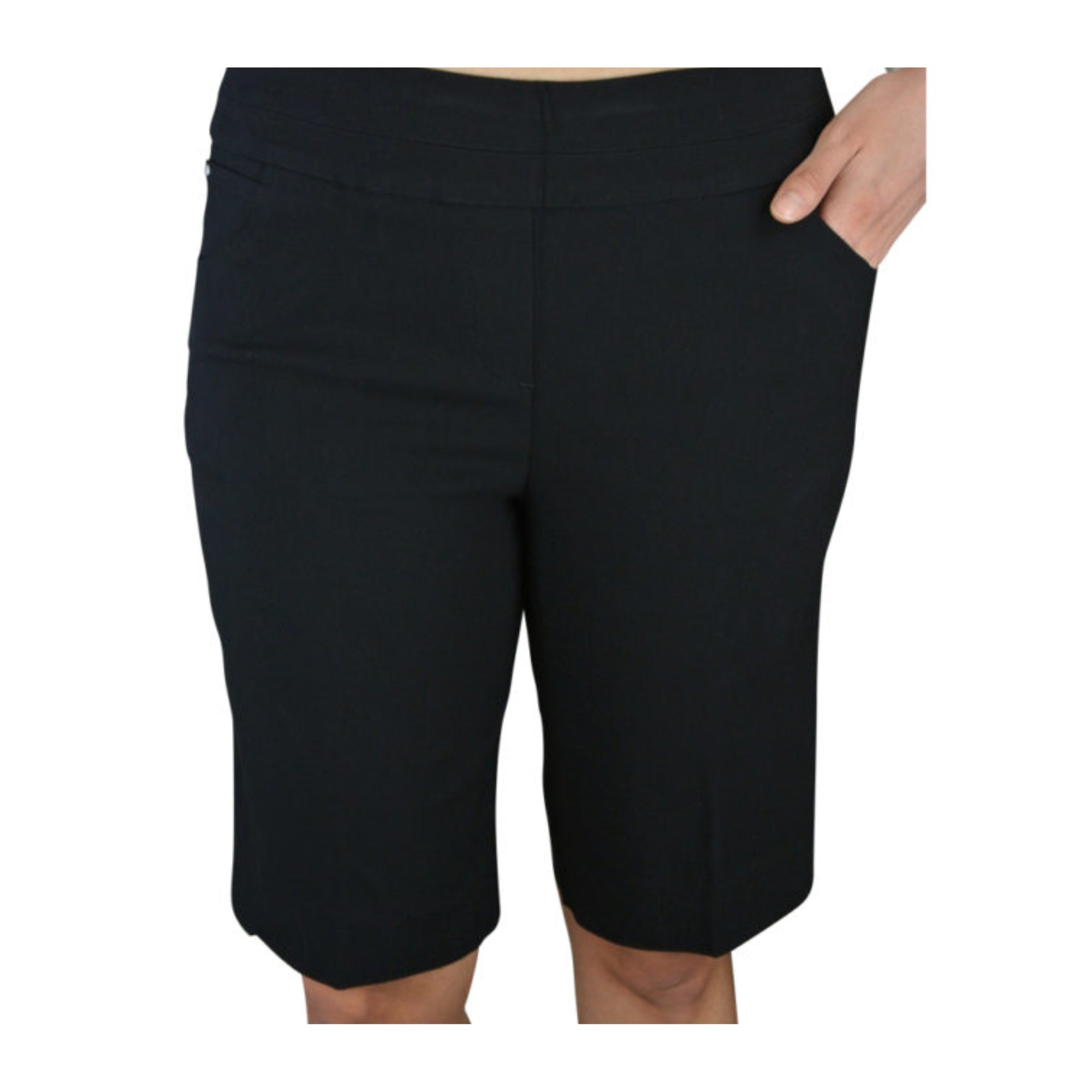 renuar bermuda shorts black