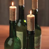Wine Cork Candles - Set of 4